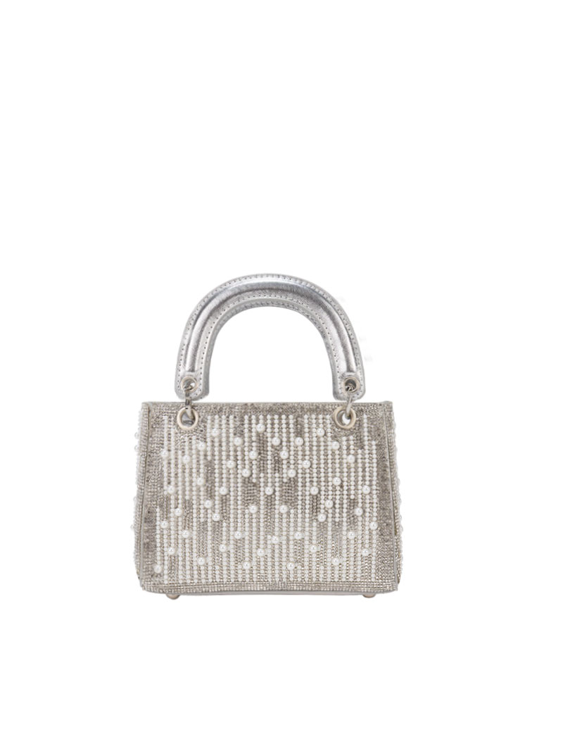 Sac de soirée à détails perlés